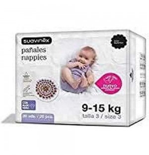 Suavinex Pañal Infantil (Gde 9 A 15 Kg 26 U)