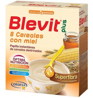 Blevit Plus Superfibra 8 Cereales Y Miel (1 Envase 600 G)