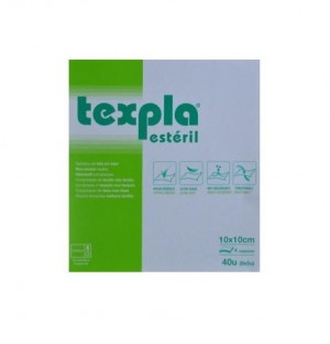Texpla - Aposito Esteril (8 Sobres 5 Unidades 10 Cm X 10 Cm)
