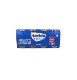 Nutriben Potitos Variados, 4 Envases Pack. - Alter