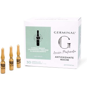 Germinal Acción Profunda Antioxidante Noche, 30 Ampollas. - Alter Cosmética