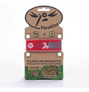 Para`Kito Pulsera Repelente Insectos (1 Pulsera 2 Pastillas)