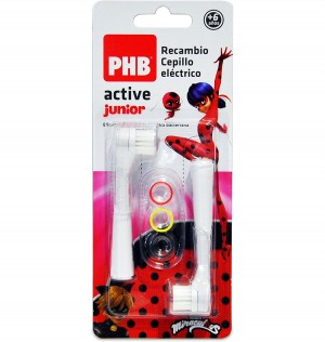 Cepillo Dental Electrico - Phb Active Junior (2U Recambio Cabezal)