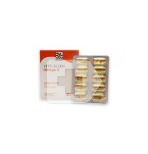 Omega 3, 40 Capsulas. -  Vita Green 
