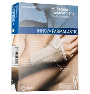 Muñequera Metacarpiana - Farmalastic Innova Ferula (1 Unidad Talla Grande)