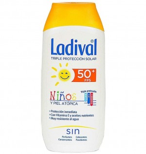 Ladival Niños Y Piel Atopica Fps 50+ (1 Envase 200 Ml)