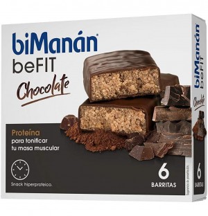 Bimanan Befit Proteina Barritas (6 Barritas 27 G Sabor Chocolate)