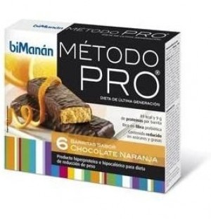Bimanan Befit Proteina (6 Barritas 27 G Sabor Chocolate Naranja)