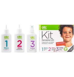 Otc Antipiojos Kit 1 2 3 Permetrina 1.5 % (Kit)