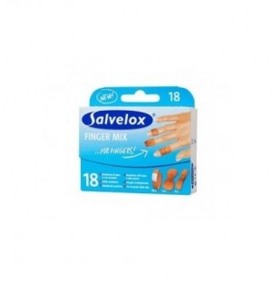 Salvelox Finger Mix - Aposito Adhesivo (Surtido 18 U)