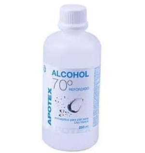 Alcohol 70º - Apotex, 250 Ml. - Apotex