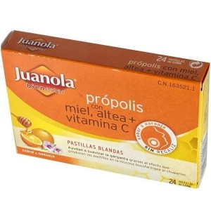 Juanola Propolis Pastillas Naranja (24 Pastillas)