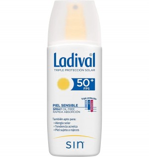 Ladival Piel Sensible Spray Fps 50+ (1 Envase 150 Ml)