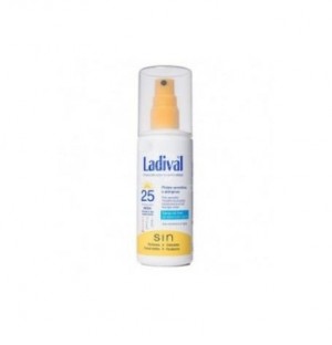 Ladival Piel Sensible Alergica Fps 25 Gel-Spray - Fotoproteccion Media (1 Envase 150 Ml)