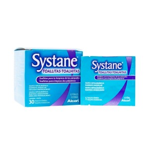 Systane Toallitas Humedas Esteriles, 30 Toallitas. - Alcon