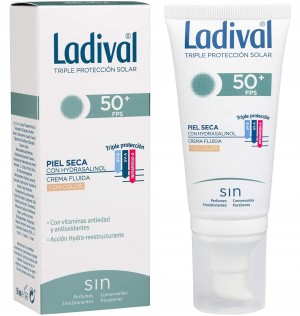 Ladival Facial Piel Seca Fps 50+ (1 Envase 50 Ml Color)