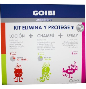 Goibi Antipiojos Elimina Champu + Locion + Spray (Kit)