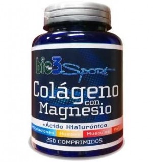 Colageno Con Magnesio, 250 Comp. - Bio3