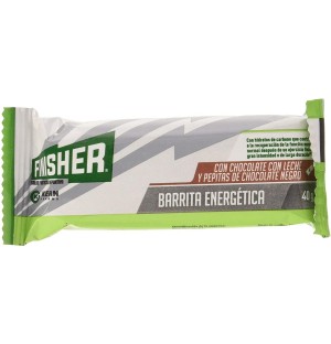 Finisher Barritas Energeticas - Chocolate Con Leche Y Pepitas (20 Barritas)