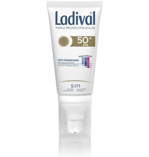 Ladival Facial Accion Antimanchas Con Delentigo Toque Seco Fps 50+ (1 Envase 50 Ml)
