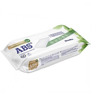 Abs Toallitas Humedas Corporales (60 Unidades 28 X 31 Cm)