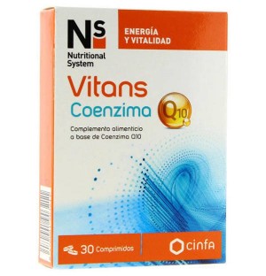 Ns Vitans Coenzima Q10 (30 Comprimidos)
