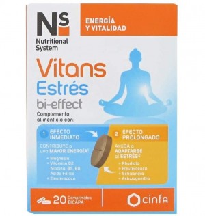 Ns Vitans Estres Bi-Effect (20 Comprimidos Bicapa)