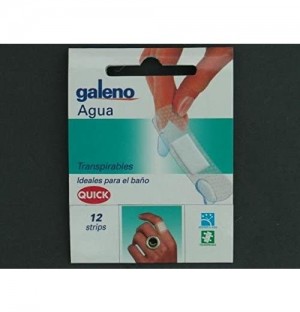 Galeno Agua - Aposito Adhesivo (Trasp 72 X 19 Mm 12 U)