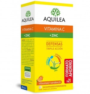 Aquilea Vitamina C + Zinc (28 Comprimidos Efervescentes)