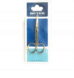 Tijera Manicura Pieles - Beter (Cromada Curva Profesional)