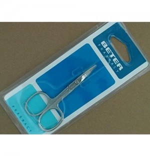 Tijera Manicura Uñas - Beter (Cromada Curva Profesional)