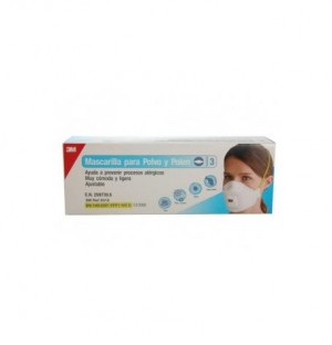 Mascarilla Protección Polen Y Polvo, 3 ud. - 3M