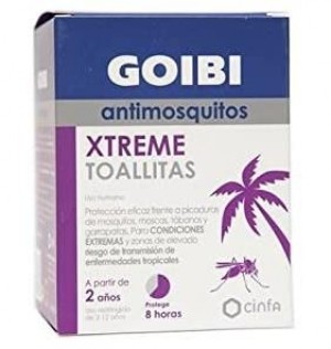 Goibi Xtreme Forte Repelente De Insectos (16 Toallitas)