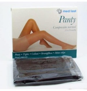 Panty Compresion Normal - Medilast (Talla Grande Color Negro)