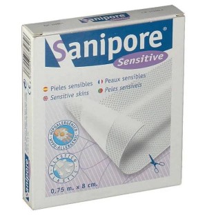 Sanipore - Aposito Adhesivo (Banda 75 Cm X 8 Cm)