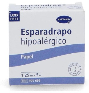Esparadrapo Hipoalergico - Hartmann Papel (1 Unidad 5 M X 1,25 Cm)