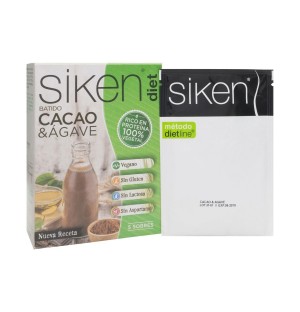 Sikendiet Proteina Vegetal Batido - Cacao Y Agave (5 Sobres)
