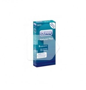 Durex Natural Plus - Preservativos (6 Unidades)