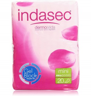 Indasec Mini Compresa Perdidas Leves (22 Absorb)