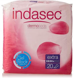 Indasec Extra Compresa Perdidas Leves (Bolsa 20 Compresas)