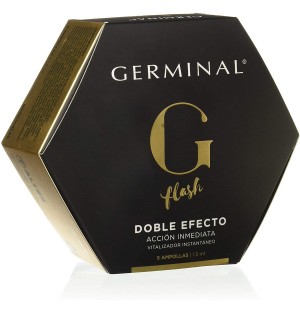 Germinal Accion Inmediata Doble Efecto Flash, 5 Ampollas. - Alter Cosmética