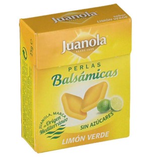 Juanola Perlas Limon Verde (1 Envase 25 G)