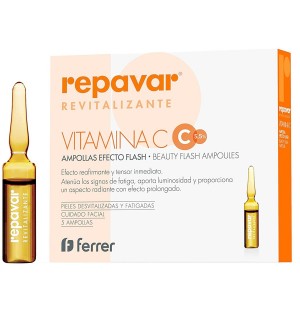 Repavar Revitalizante Ampolla Efecto Flash (5 Ampollas)