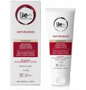 Be+ Anti-Rojeces Ligera Spf20 Protectora - Piel Normal/Mixta (1 Envase 50 Ml)