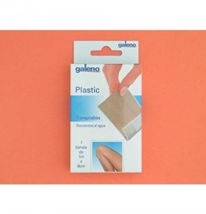 Galeno Plastic - Aposito Adhesivo (Color Piel 1 M X 6 Cm Para Cortar)