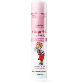 Fluor Kin Infantil Pasta Dentifrica (1 Envase 100 Ml Fresa)
