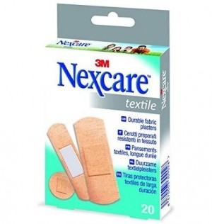 Nexcare Textile - Aposito Adhesivo, Surtido 20 ud. - 3M