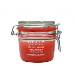 Peeling Corporal de Sal Frutos Rojos, 400 ml. - Kuo's