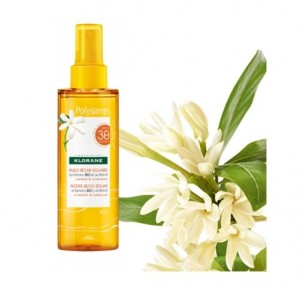 Aceite Seco Solar Alta Protección SPF30 al Monoi y Tamanu Bio, 200 ml. - Polysianes