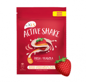 XLS Active Shake Sabor Fresa, 250 g. - Perrigo